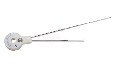 Lafayette goniometer extendable met uitschuifbare armen 35 cm tot 65 cm