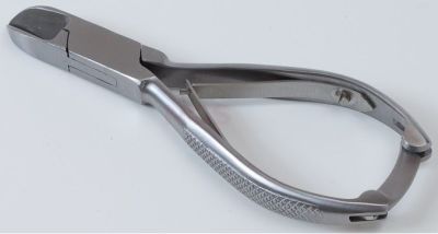 Nageltang met kruisveer recht 14 cm rvs uitvoering