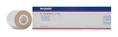 Acrylastic latexvrij 6 cm x 4,5 meter grootverpakking à 12 stuks