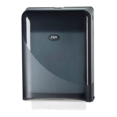 Pearl Black handdoek dispenser - Interfold (215017)