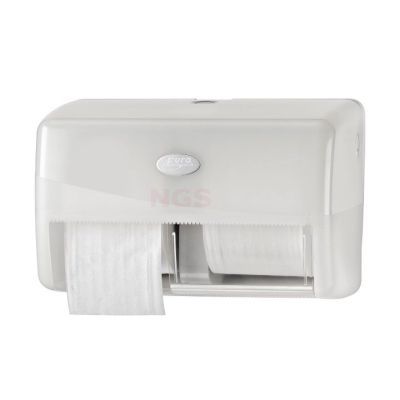 Pearl White duo toiletrolhouder - coreless (250201-250202)