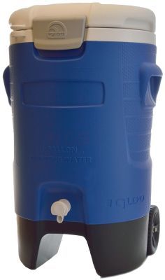 Igloo drankcontainer met trolley 19 liter blauw
