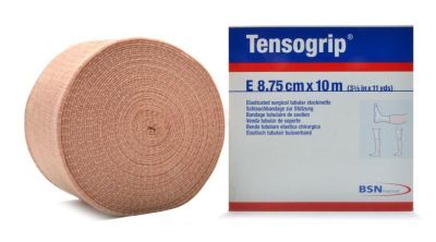Tensogrip elastisch buisverband beige E - knie