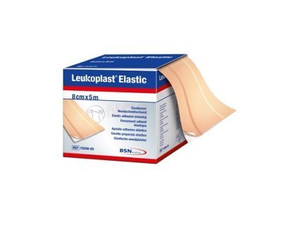 Leukoplast elastische wondpleister 8 cm x 5 meter