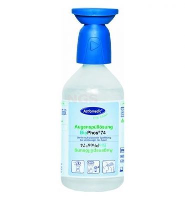 Actiomedic oogspoelfles met BIOPHOS74 PH Neutraal 500 ml