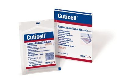 Cuticell Contact Siliconen contactlaag 5 cm x 7,5 cm per 5 stuks