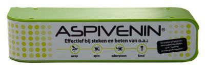 Aspivenin uitzuigpomp eerste hulpmiddel bij steken en beten