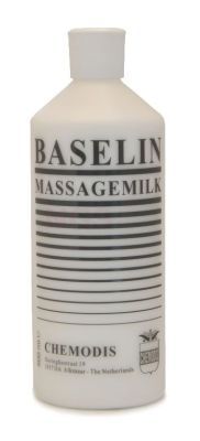 Baselin massagemilk niet vet en huidvriendelijk flacon à 500 ml