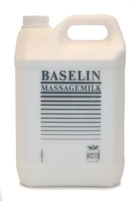 Baselin massagemilk niet vet en huidvriendelijk can à 5 liter