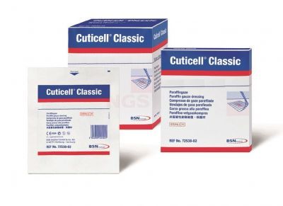 Cuticell Classic zalfgaaskompres 5 cm x 5 cm à 5 stuks