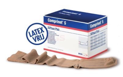 Comprinet-S beige trombo-embolie kniekous à 10 stuks