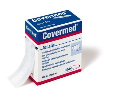 Leukoplast soft - CoverMed huidvriendelijke wondpleister 4 cm x 5 meter