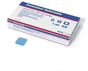 Coverplast detectable HACCP 3,8 cm x 3,8 cm à 100 stuks