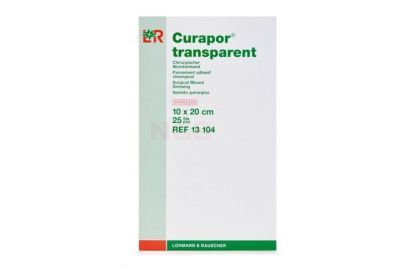 Curapor transparante eilandpleister steriel 10 cm x 20 cm à 25 stuks