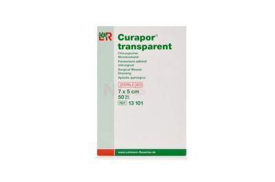 Curapor transparante eilandpleister steriel 7 cm x 5 cm à 50 stuks