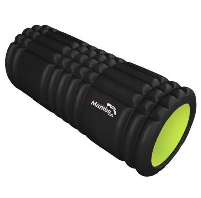 MamboMax "hollow" foamroller 33 cm x 14 cm zwart