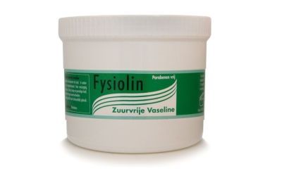 Fysiolin zuurvrije vaseline 250 ml parabenen vrij