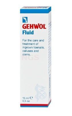 Gehwol fluid voor behandeling ingegroeide nagels, eelt, likdoorns flacon à 15 ml