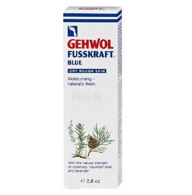 Gehwol fusskraft blauw, invettende crème 125 ml