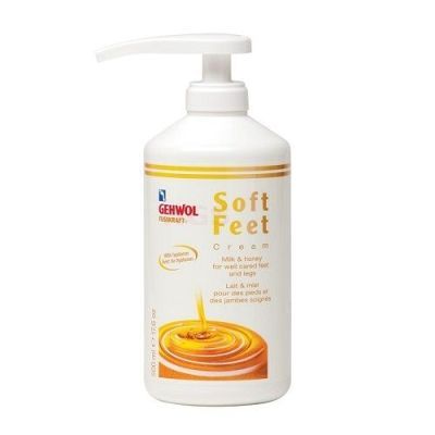 Gehwol fusskraft soft-feet crème met pomp 500 ml