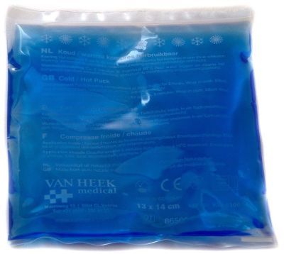 Reusable cold - hot pack 13 cm x 14 cm