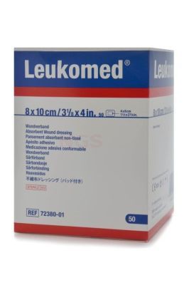 LeukoMed eilandpleister steriel 8 cm x 10 cm à 50 stuks