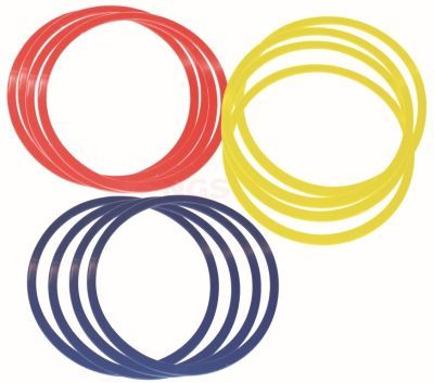 Hoepels Ø 40 cm à 12 stuks inclusief opbergtas