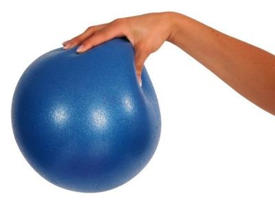 MamboMax pilates soft over bal Ø 25-27 cm blauw
