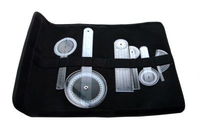 SAEHAN plastic goniometerset à 6 stuks in etui