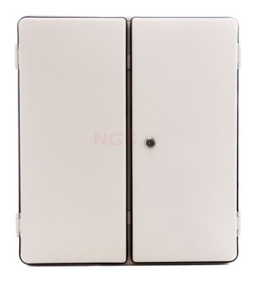 Medicijnkast - verbandkast 46 cm x 60 cm 17 cm 2-deurs wit, conform DIN 13169