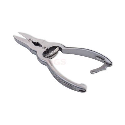 Nageltang met rolveer en dubbele overbrenging 15 cm recht rvs uitvoering