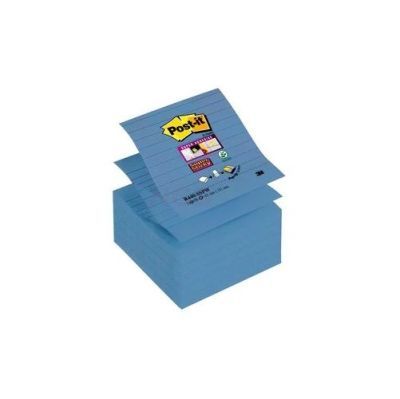 Post-it Z-Notes 101 mm x 101 mm 5 x 90 vel blauw - gelinieerd