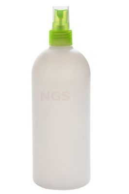Plastic praktijkfles (leeg) 500 ml rond