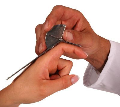 SAEHAN RVS vingers en tenen goniometer 15 cm - 180° per 5°