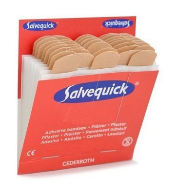 Salvequick 6496 vingerstrips 120 x 20 mm à 6 x 30 stuks