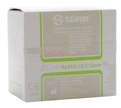 Seirin type J 0,14 mm x 30 mm à 100 stuks