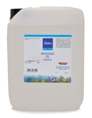 *Sixtus Sixtufit massage olie neutraal 3000 ml - 3 liter - NIEUWE VERPAKKING