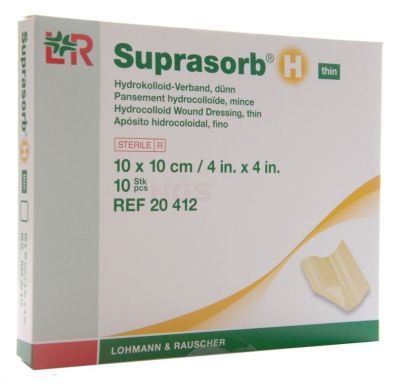 Suprasorb H Hydrocolloid Thin 10 cm x 10 cm à 10 stuks