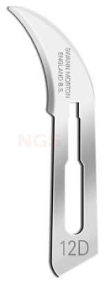 Swann-Morton scalpelmesjes steriel nr.12D - 100 stuks