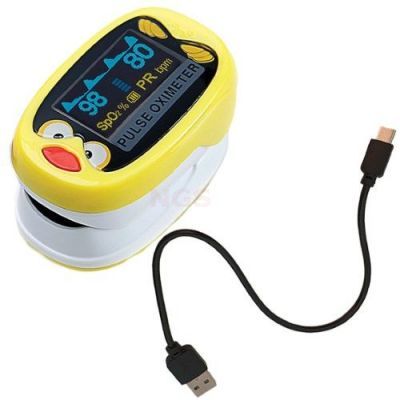 Vingerpulse oximeter saturatiemeter - oplaadbaar - Junior