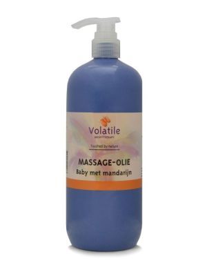 Volatile baby massageolie met mandarijn 1000 ml