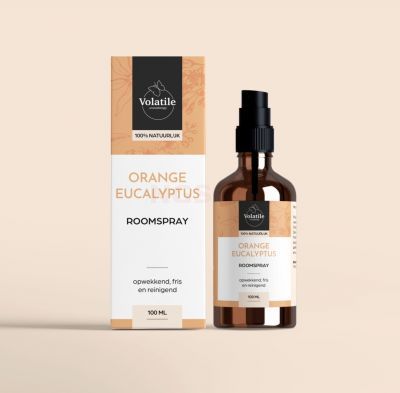 Volatile roomspray orange eucalyptus 100 ml - NIEUW