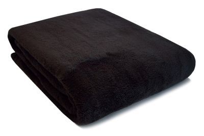 Warmtedeken "Warmup" 150 cm x 200 cm 350g/m² zwart