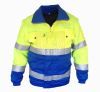 EHBO-Pilotjack-geel-blauw-met-reflecterende-striping-FRAMO-Voorzijde