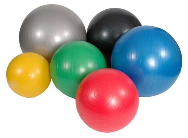 ABS Oefenbal - fysiotherapie bal - zit bal 85 cm zwart