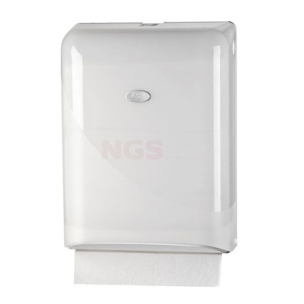 Pearl White handdoek dispenser - Interfold