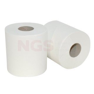 MIDI Euro cellulose poetsrol papier 2-laags 20 cm x 160 meter geperforeerd