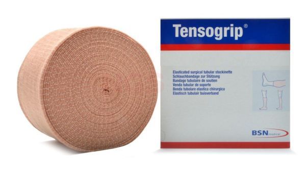 Tensogrip elastisch buisverband beige G - 12 cm x 10 meter bovenbeen large