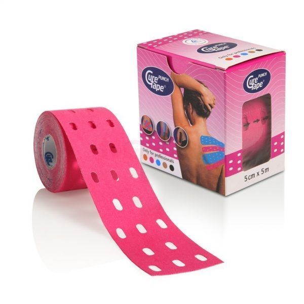 CureTape Punch 5 cm x 5 meter roze