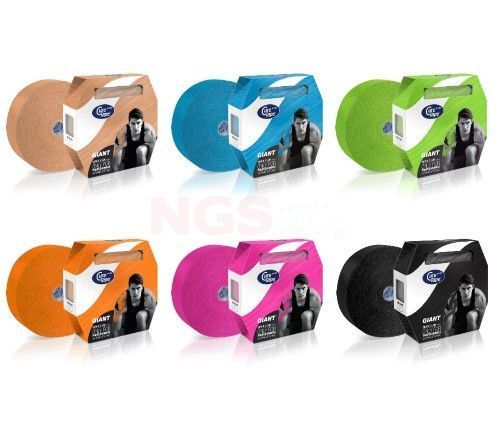 CureTape Sports Giant 5 cm x 31,5 meter verkrijgbaar in 6 kleuren